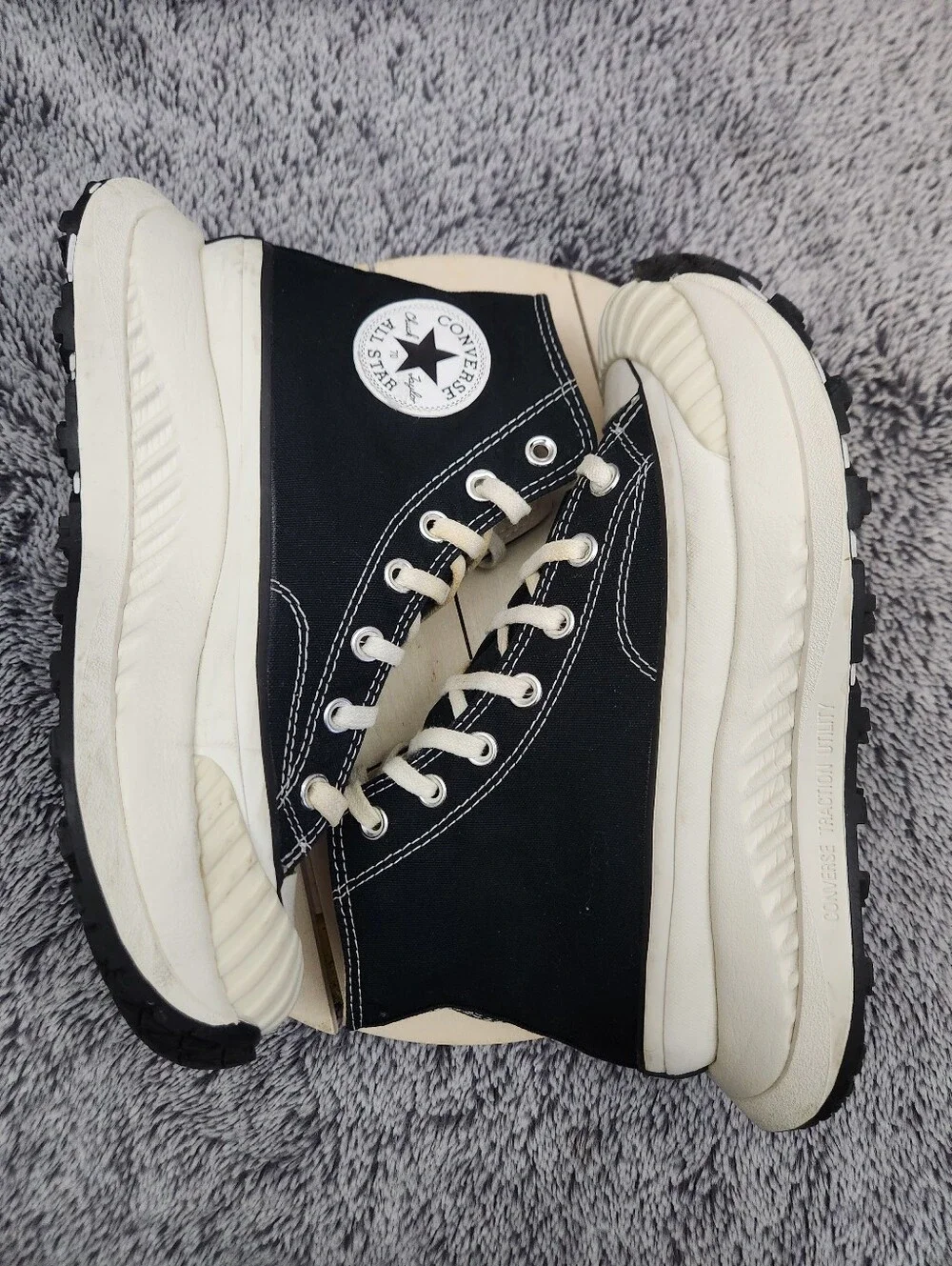 Converse Chuck 70 AT-CX High Black White Shoes Women's Size 7.5 - Picture 6 of 9
